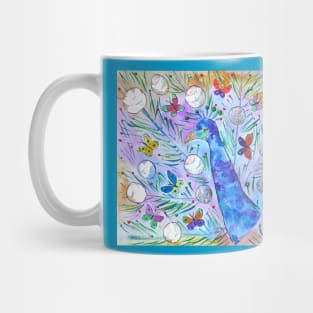 Beautiful Butterfly Peacock Mug